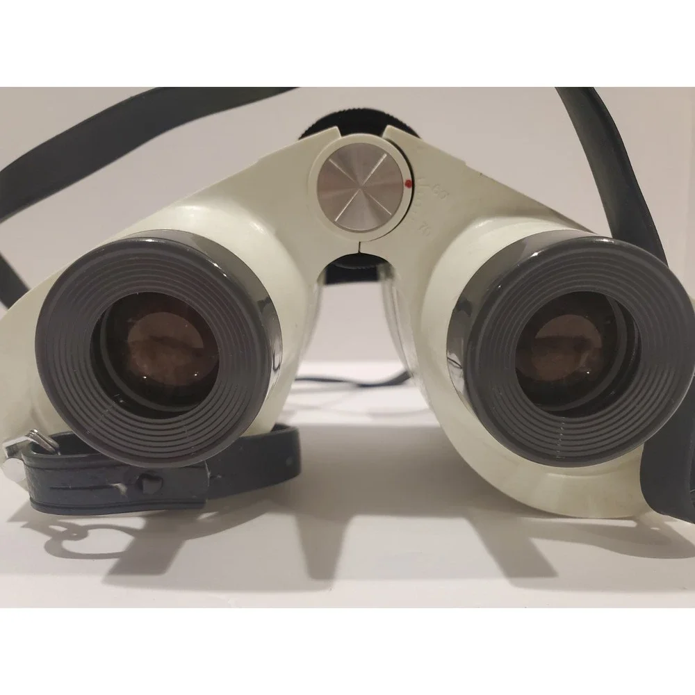 Vintage Sears 6234 Binoculars 7x35 Wide Angle Fully Coated w/ Case & Lens Cover